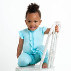 Seabreeze Ruffle Zippy Romper