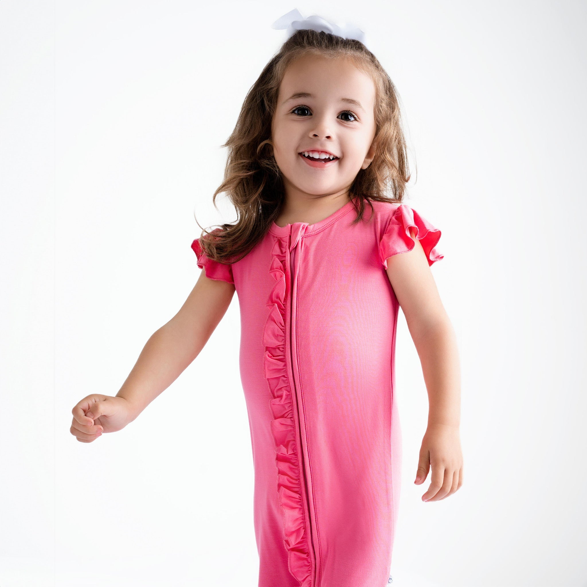 Flamingo Ruffle Romper