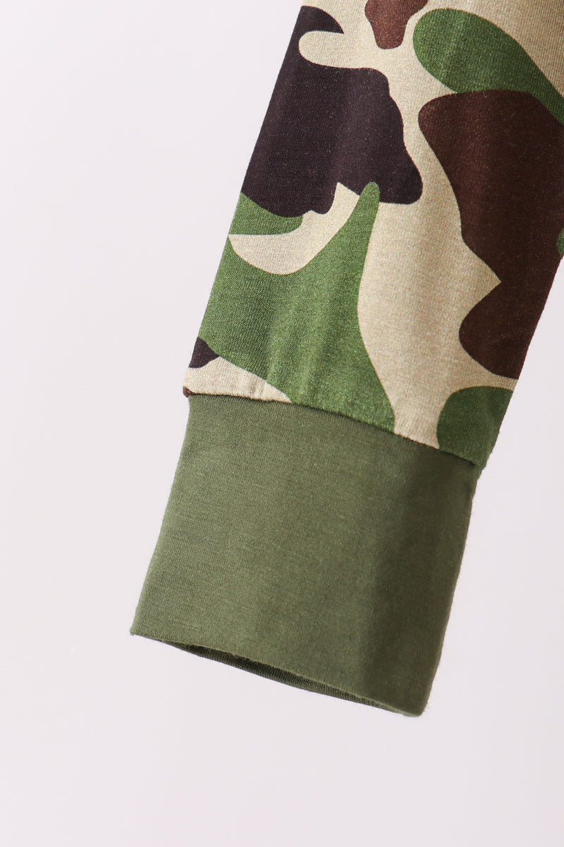 Classic Camo bamboo pajama pants set