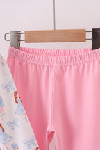 Ruffled Pink Bow Nutcracker Pants Set