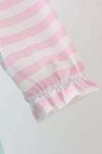 Ruffle Gingerbread Man Applique Blue Dress