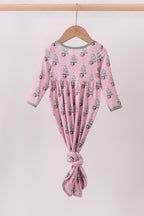 Pink christmas tree bamboo gown