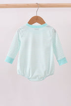 Blue bear embroidery bubble