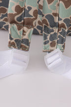 Camouflage duck applique backpack