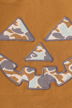 Halloween camouflage applique pants set