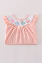 Pink embroidery pants set