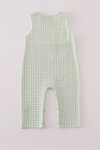 Sage turkey embroidery gingham jonjon