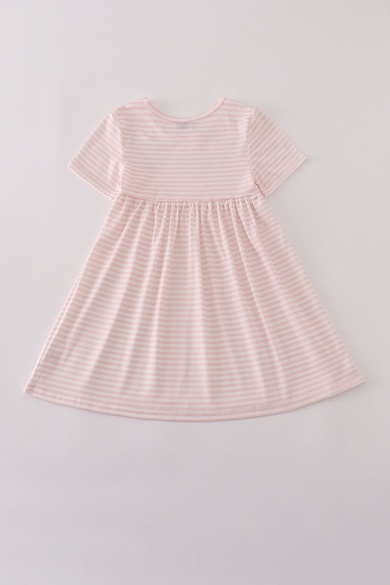 Scarecrow embroidery stripe dress