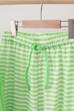 Green grinch embroidery adult pajamas set