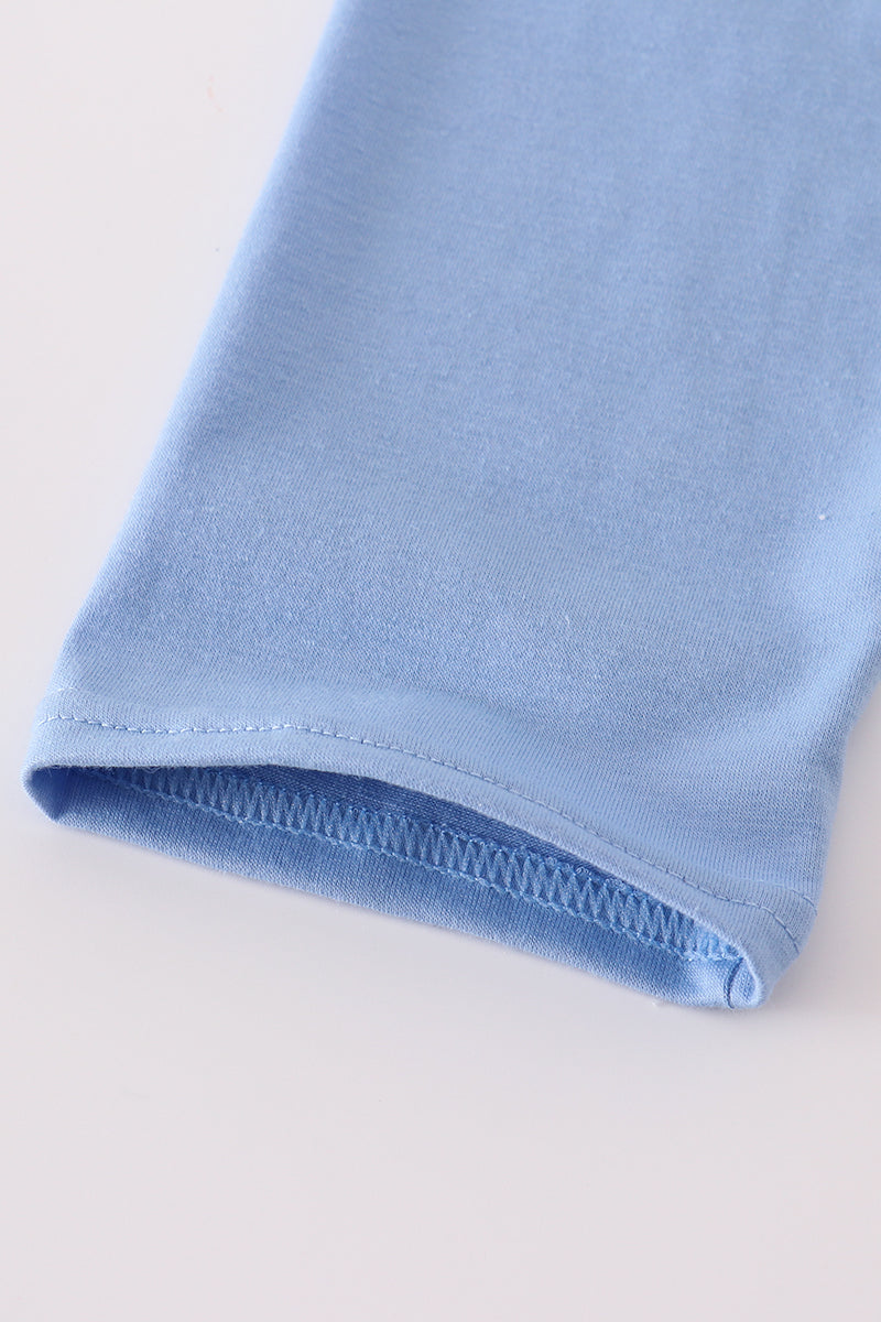 Pink Floral Ruffle Pants Set