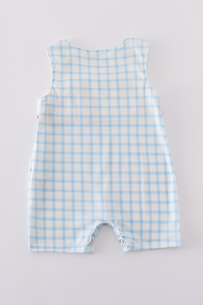 Blue flag embroidery jonjon