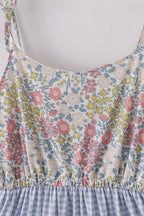 Pastel wildflowers print mom&me tiered dress