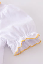 Easter cross embroidery girl set