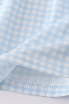 Gingham star embroidery set