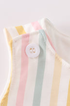 Rainbow stripe pocket jonjon