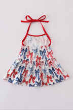 Bow print mom&me top