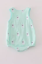 Green ghost embroidery bubble