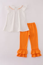 Tennessee applique ruffle pants set