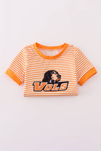 Tennessee applique stripe top