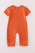 Rust Texas embroidery romper