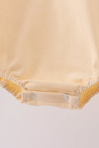 Beige turkey embroidery bubble