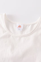 White blank basic kids teens adult tank top