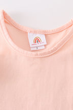 Peach blank basic kids teens adult tank top