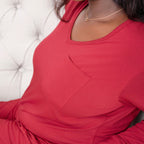 Scarlett Adult Long Sleeve V-Neck