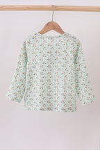 Premium duck print muslin top