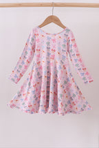 Premium whimsical bows bamboo dress