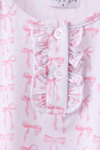 Tiny Bow Bamboo Pants Set