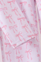 Tiny Bow Bamboo Pants Set