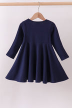 Premium Navy Clemson tiger applique dress