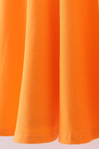 Premium Orange Tennessee puppy applique dress