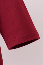 Premium Maroon Georgia bulldog applique top