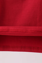 Premium Maroon Alabama elephant applique top