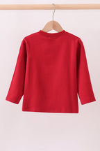 Premium Maroon Alabama elephant applique top