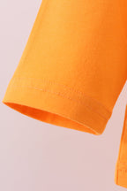 Premium Orange Tennessee puppy applique top