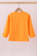 Premium Orange Tennessee puppy applique top