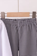 Premium White Alabama elephant embroidery pants set