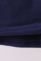 Premium Navy Auburn tiger applique top