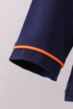 Premium Navy Auburn tiger embroidery cardigan