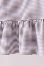 Premium Orange Tennessee stripe puppy embroidery dress