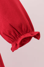 Premium Maroon Alabama elephant applique dress