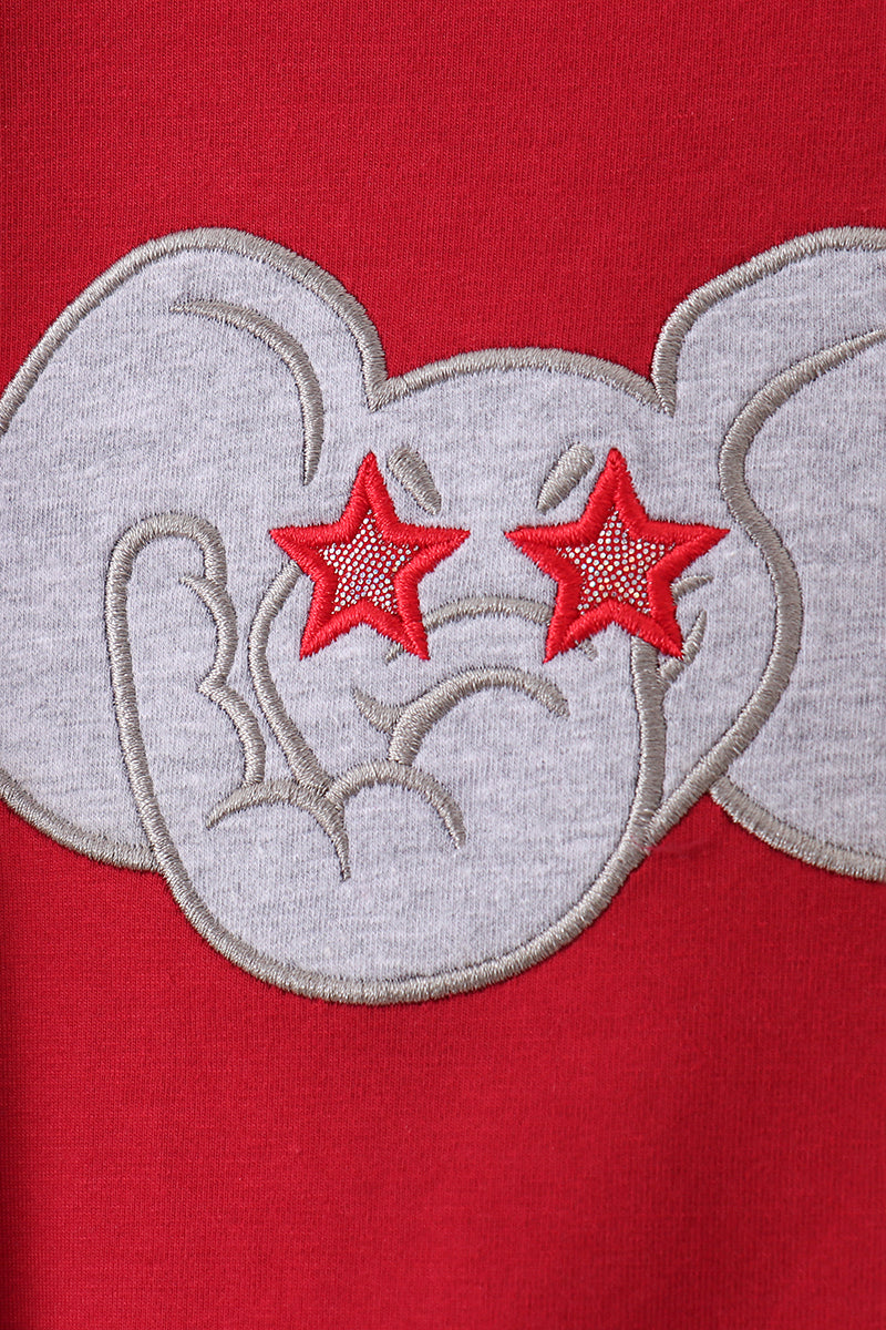 Maroon elephant Alabama football applique bubble