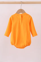 Premium Orange Tennessee puppy football applique bubble