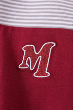 Premium Maroon Mississippi embroidery top