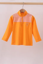 Premium Orange Tennessee embroidery top