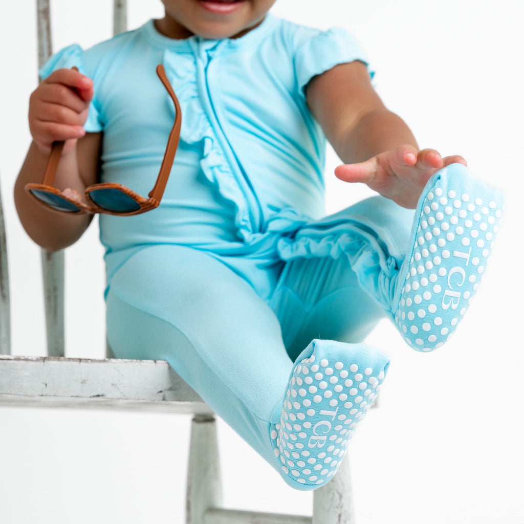 Seabreeze Ruffle Zippy Romper