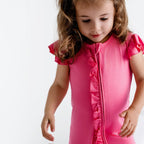 Flamingo Ruffle Romper